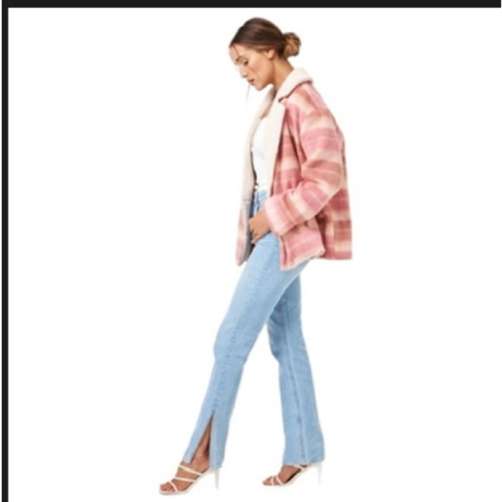 Lspace Plaid About You Jacket NWT in Seashore Oasis Plaid Size Small $264 - Picture 4 of 11